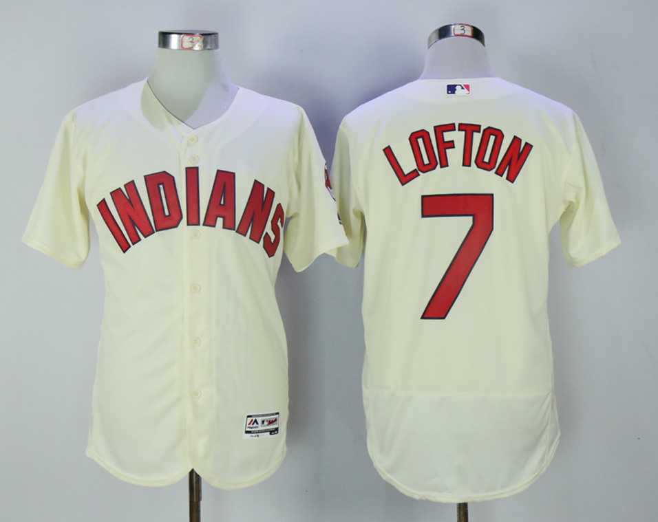 Indians 7 Kenny Lofton Cream Flexbase Baseball Jerseys,We sell and wholesale Indians 7 Kenny Lofton Cream Flexbase Baseball Jerseys on line form chian!